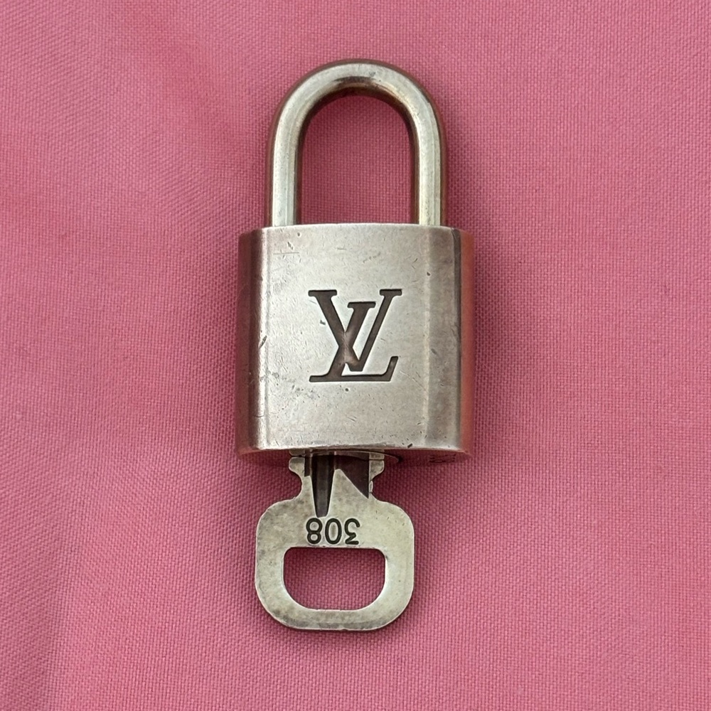 Louis Vuitton Gold Lock with Key - Picture 3 of 4